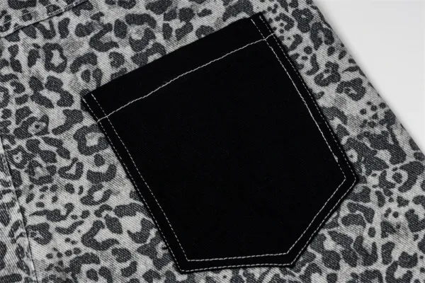Design Dark Harvest Leopard Print Wide-Leg Shorts - 15