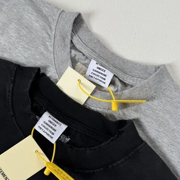 Design Graphic Print Oversized T-Shirt Gray - 19