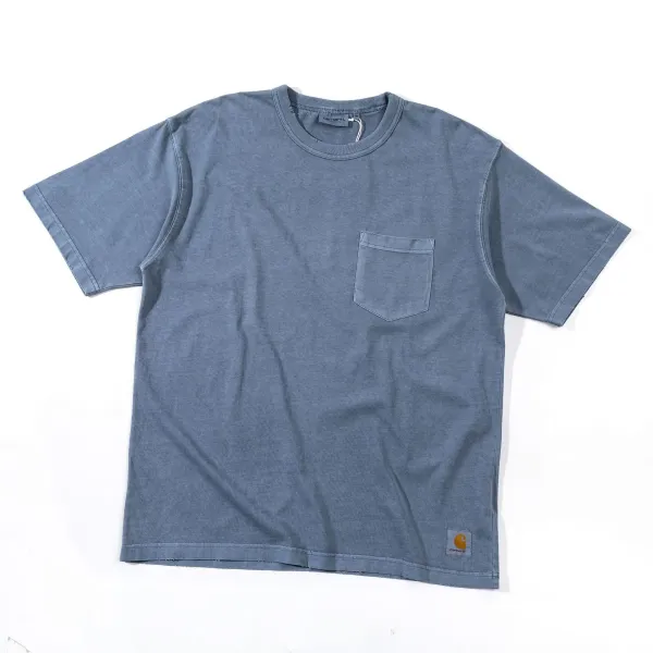 Carhartt Work In Progress Carhartt WIP Pocket T-Shirt Charcoal Gray T-Shirt T-Shirts - 9