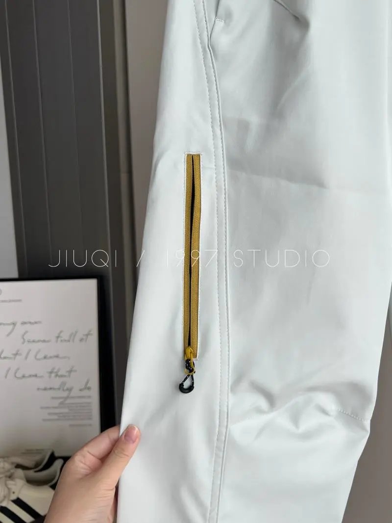 Design Outdoor Wind-Resistant Multi-Pocket Waterproof Straight-Leg Cargo Pants - 17