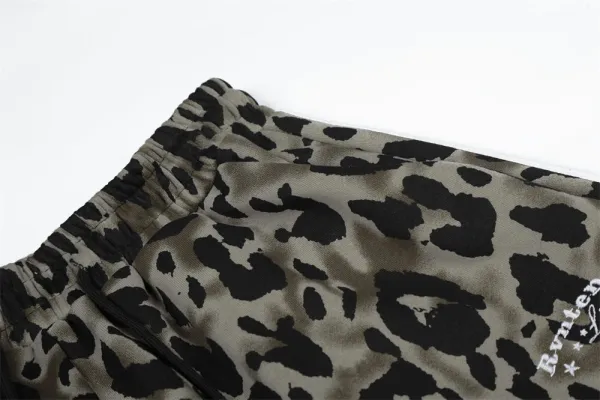 Balenciaga Leopard Print Wide-Leg Track Pants Multicolor - 6