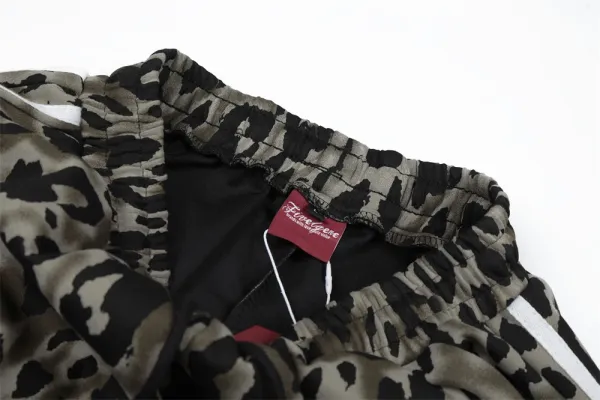 Balenciaga Leopard Print Wide-Leg Track Pants Multicolor - 11