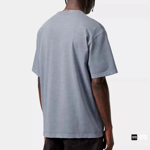 Carhartt Work In Progress Carhartt WIP Pocket T-Shirt Charcoal Gray T-Shirt T-Shirts - 6