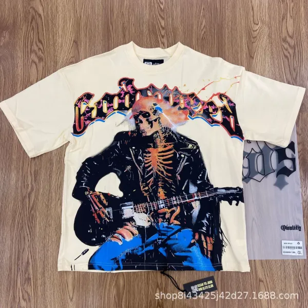 Godspeed Skeleton Guitarist Graphic T-Shirt - 1