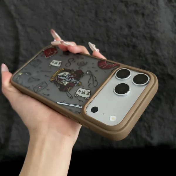 Design Ravenclaw House Crest Harry Potter Inspired Clear Phone Case with Magical Elements Phone Case - 4