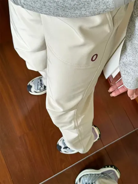 Design Utility Cargo Pants in Beige, Purple, Blue, Gray, and Black - 5