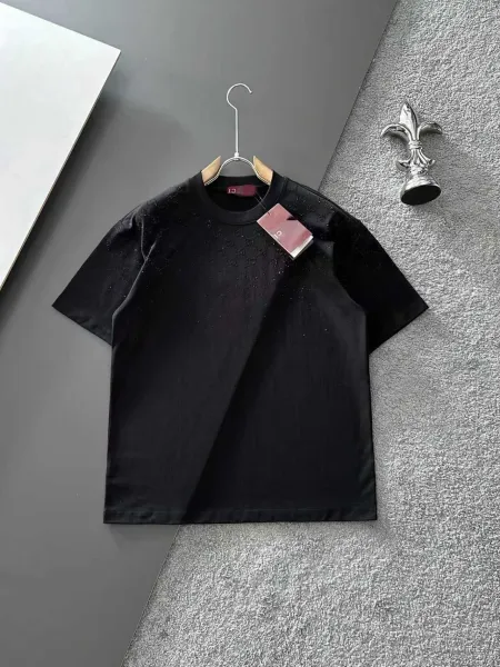 Design Embellished Black T-Shirt Tops.t Shirts - 1