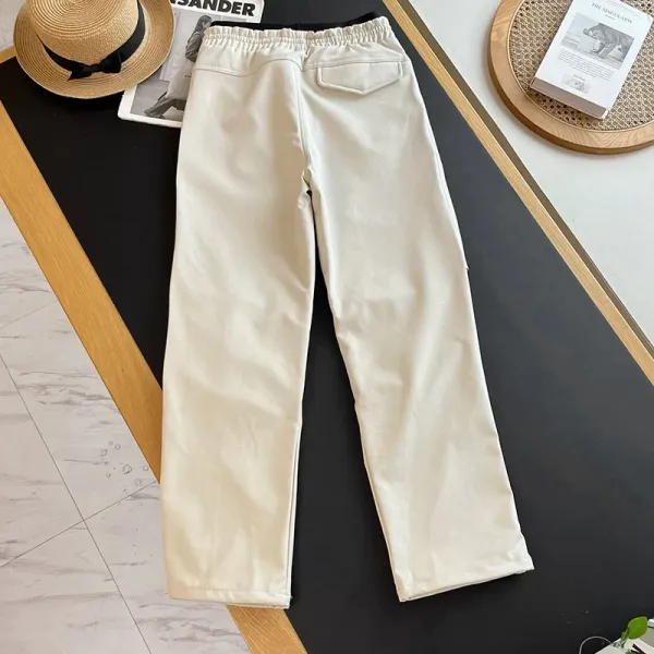 Design Utility Cargo Pants in Beige, Purple, Blue, Gray, and Black - 16