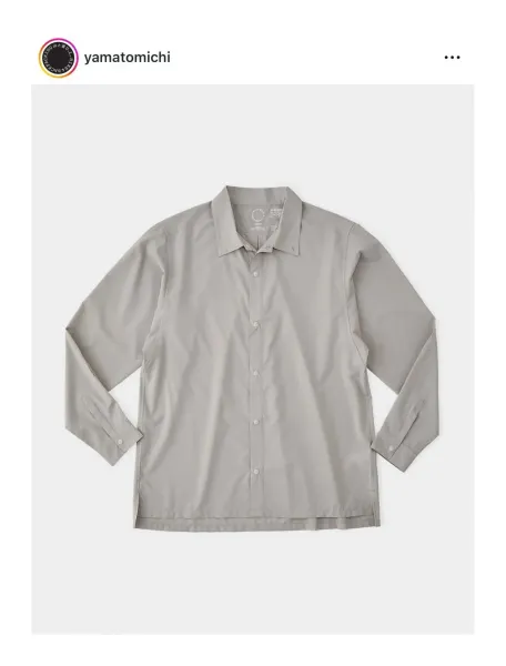 Design Yamatomichi UL # Shirt Beige / Black / Light Gray Shirt - 5