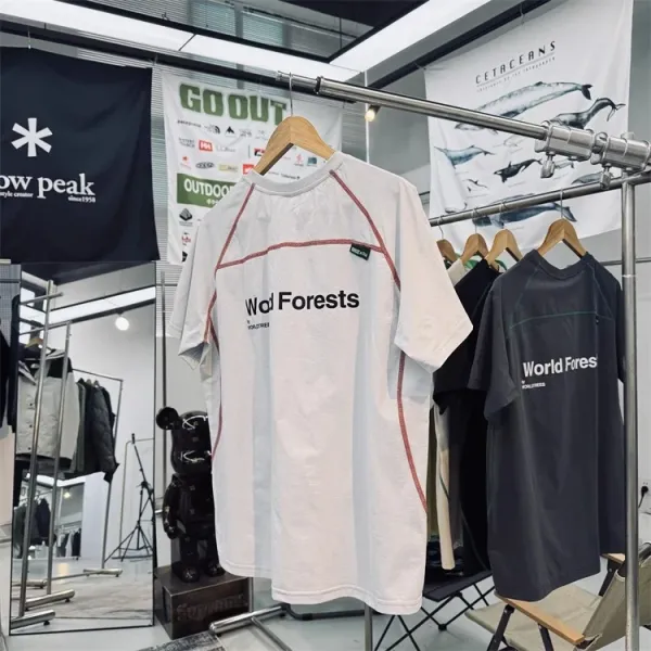 Design World Forests Performance T-Shirt Black T-Shirts - 21