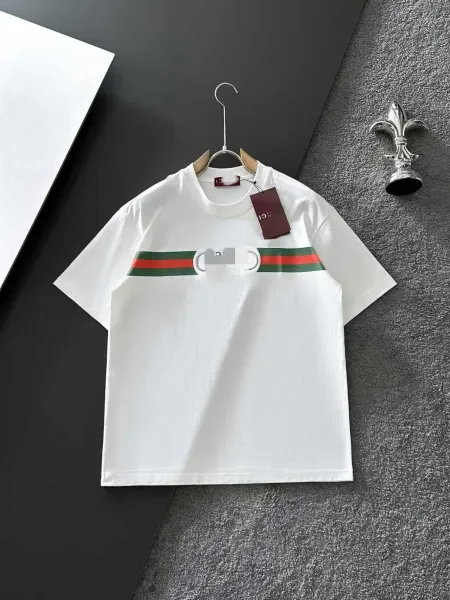Gucci Horsebit Stripe White T-Shirt - 1