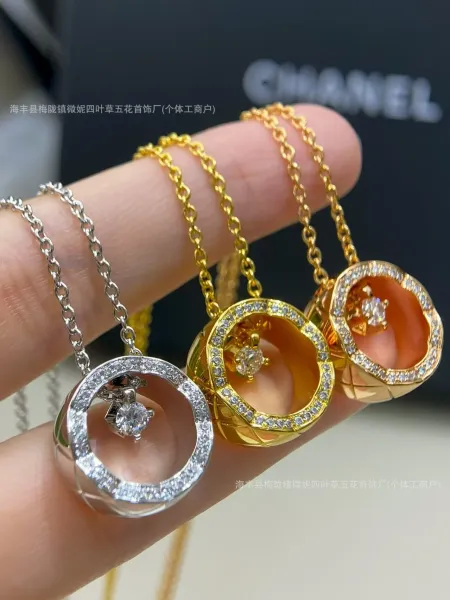 Design Minimalist Cube Pendant Necklace Silver Jewelry - 10