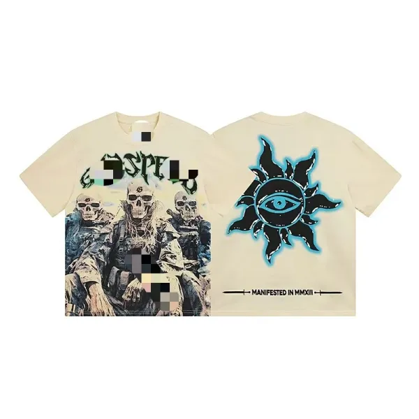 Gospel x Manifested MMXIII Graphic Print Beige T-Shirt - 1