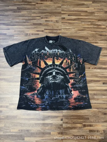 Godspeed You! Black Emperor Statue of Liberty Graphic T-Shirt - 1