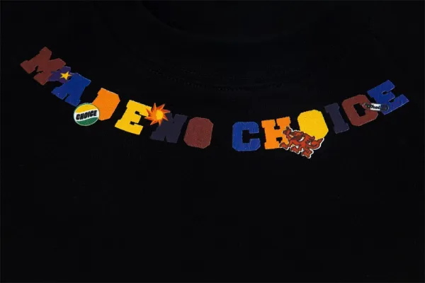 Design 'Made No Choice' Multicolor Graphic T-Shirt - 11