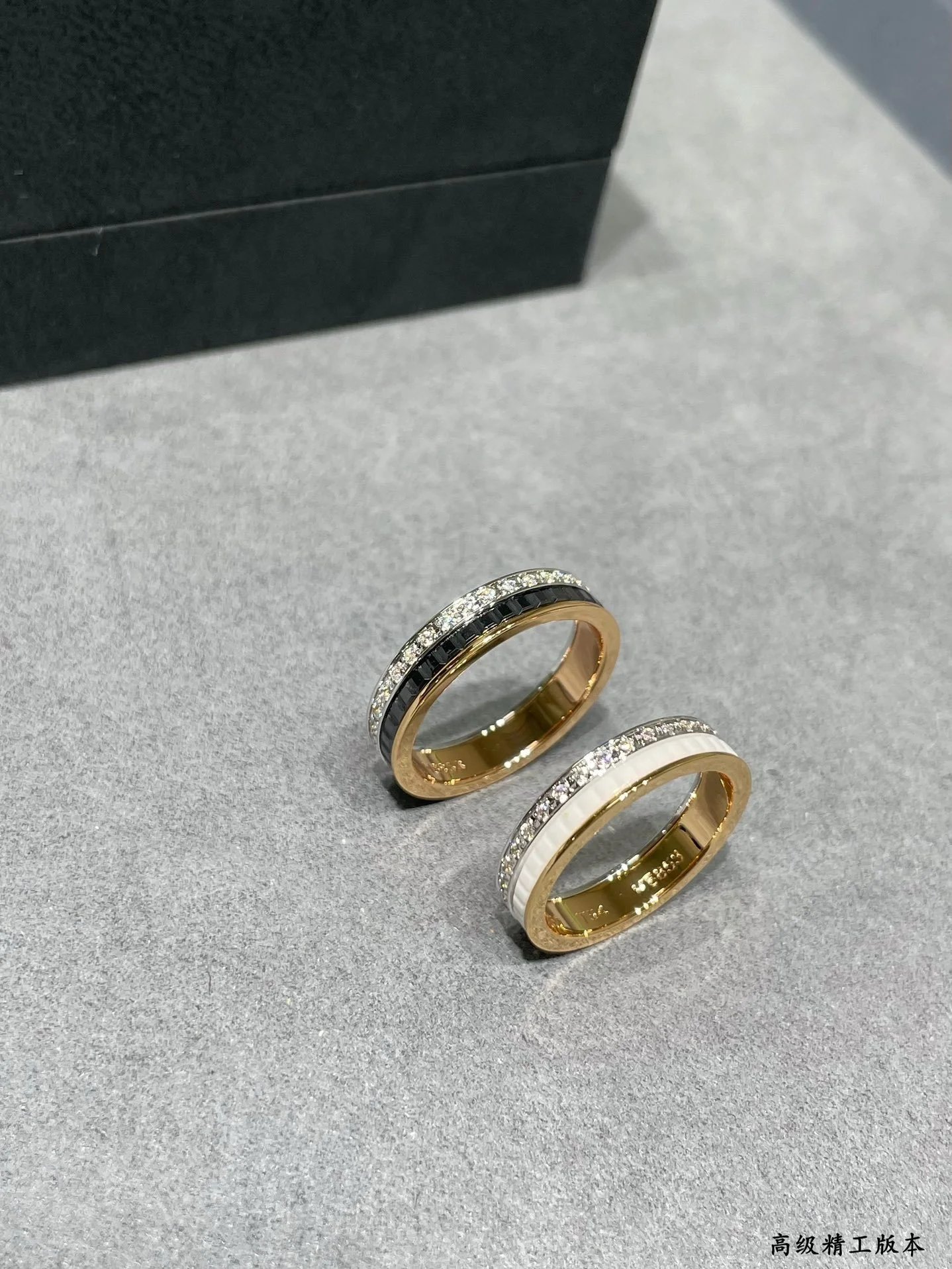 Design Stackable Band Rings Set Silver Black Cubic Zirconia Jewelry - 14