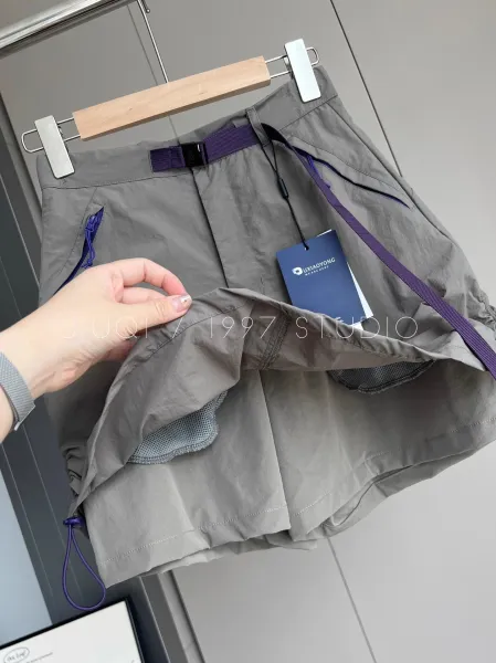 Design UXIAOYONG Functional Skirt Purple Technical Shorts - 16