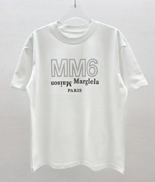 Comme des Garçons Number Print White T-Shirt - 11
