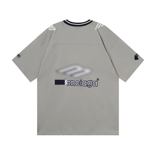 Design Enciaga Football Jersey Black Jersey - 15