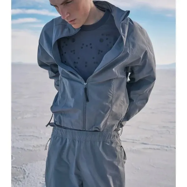 Design Goldwin 0# Windbreaker Jacket Gray Outerwear.windbreaker - 6