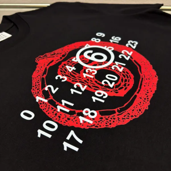 Comme des Garçons Number Print White T-Shirt - 25