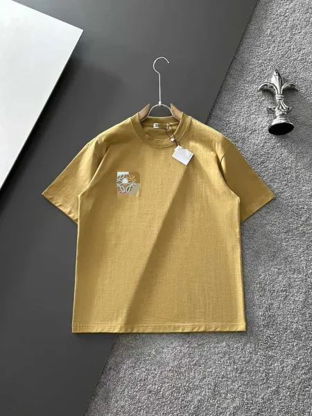 Loewe Anagram Logo T-Shirt Mustard Yellow T-Shirt - 1