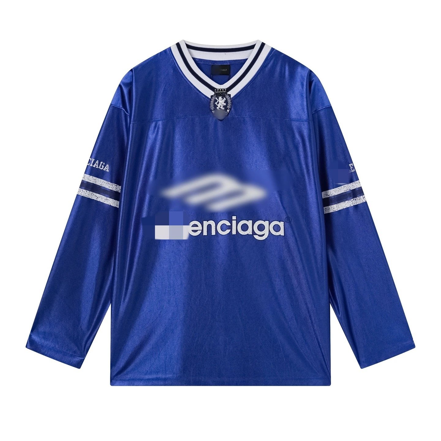 Balenciaga Enciaga Football Jersey Blue