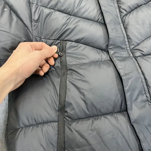 Nike Long Puffer Coat Black Down Jacket - 8