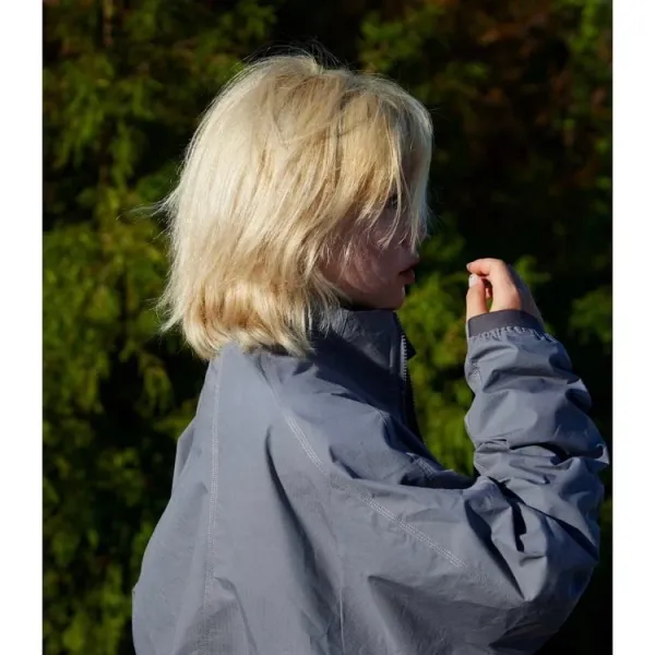 Design Goldwin 0# Windbreaker Jacket Gray Outerwear.windbreaker - 12