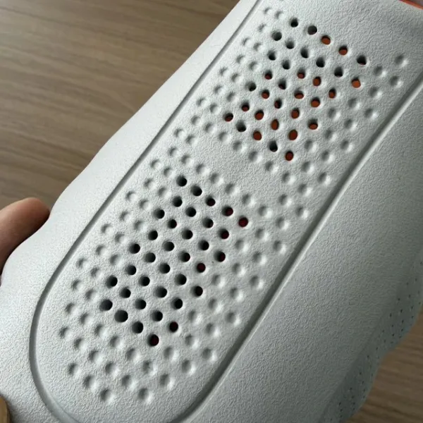 Design Mind 001 White Perforated Slip-On Sneakers - 31
