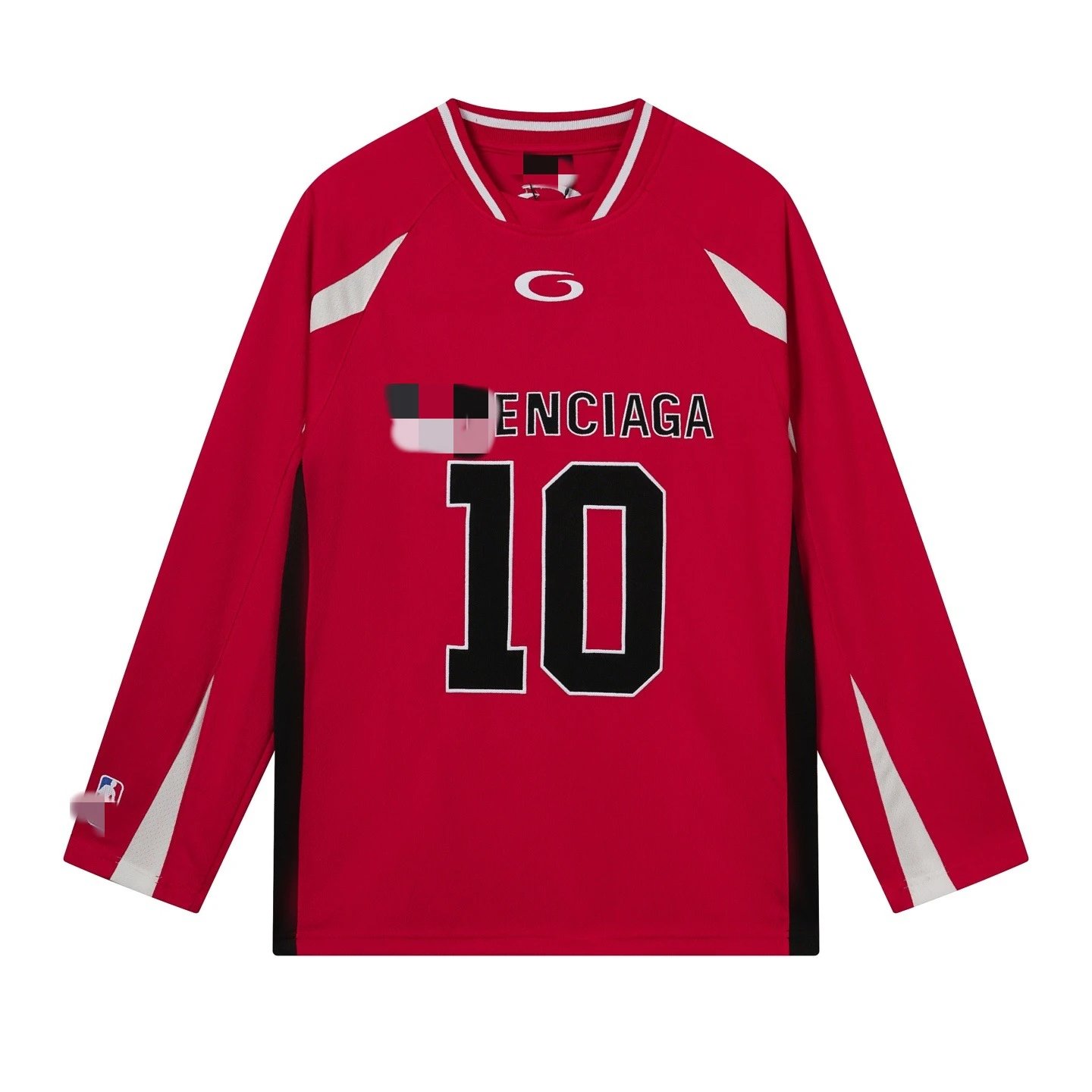 Balenciaga x MLB Long-Sleeve Jersey Red