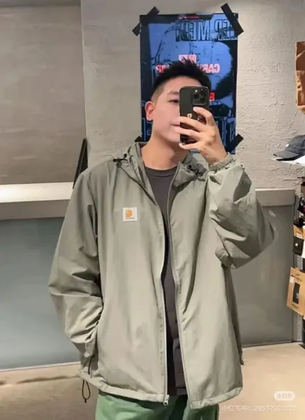 Carhartt Work In Progress Carhartt WIP Windbreaker Black Outerwear - 17