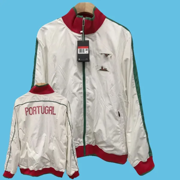 AFA Track Jacket Light Gray with Black Trim Outerwear - 37