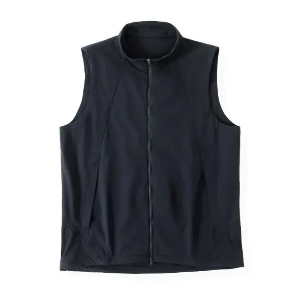 Design Lightweight Technical Vest Olive Green Vest Outerwear.vest - 10