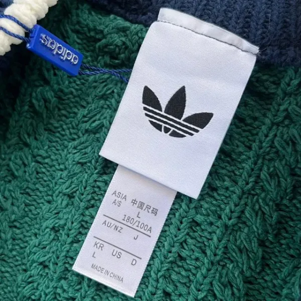 Adidas Originals Knit Cardigan Brown Multicolor Cardigan Outerwear.cardigan - 29