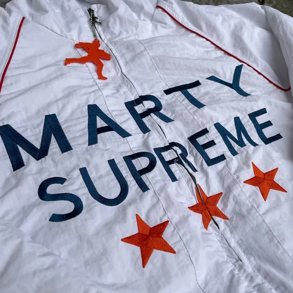 Marty x Supreme Windbreaker Jacket Navy / Black - 6
