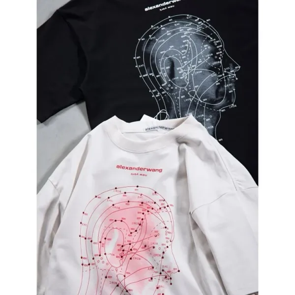 Off-White Human Head Blueprint T-Shirt Black - 18