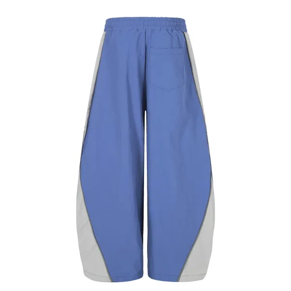 Design Ronteng Star Print Wide-Leg Cargo Pants Olive Pants - 7
