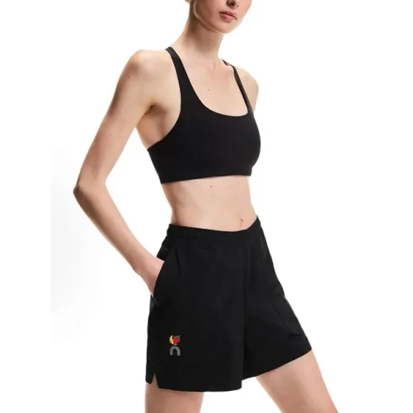 Lululemon Studio Wrap Skort Black Beige Shorts - 10