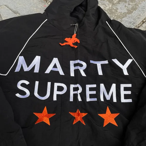 Marty x Supreme Windbreaker Jacket Navy / Black - 20