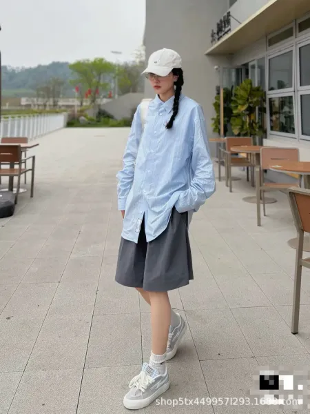 Thom Browne Striped Sleeve Shirt White - 16