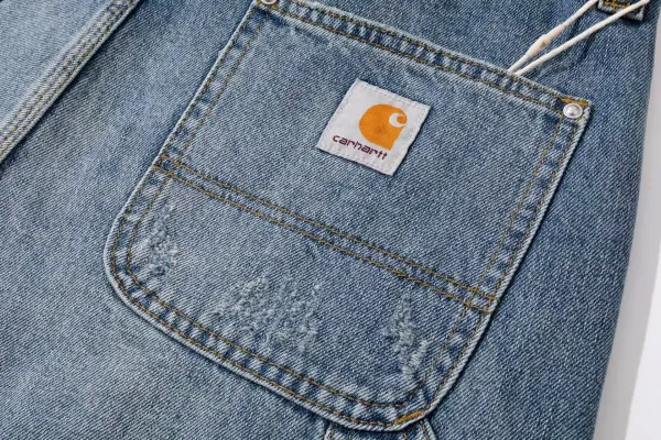 Carhartt Work In Progress Double Knee Shorts Black Denim - 19