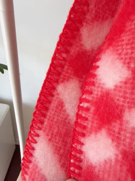 Burberry Classic Check Cashmere Scarf Red Scarves - 24