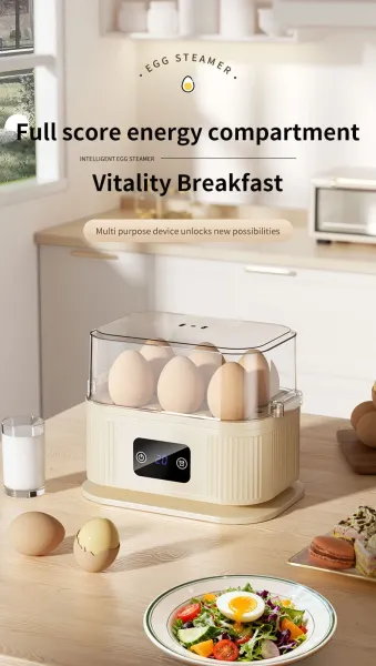 Design Digital Egg Cooker Mint Green Kitchen Appliance Electronics - 3