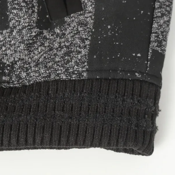 Vetements Pixelated Knit Bomber Jacket Black Outerwear Jacket - 10