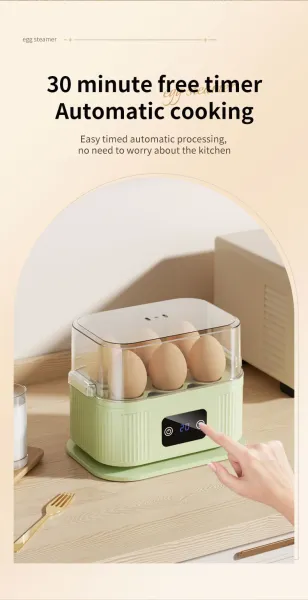 Design Digital Egg Cooker Mint Green Kitchen Appliance Electronics - 11