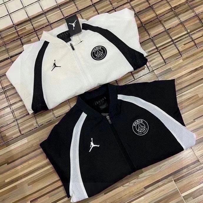Air Jordan x Paris Saint-Germain Track Jacket Black / White Outerwear - 2