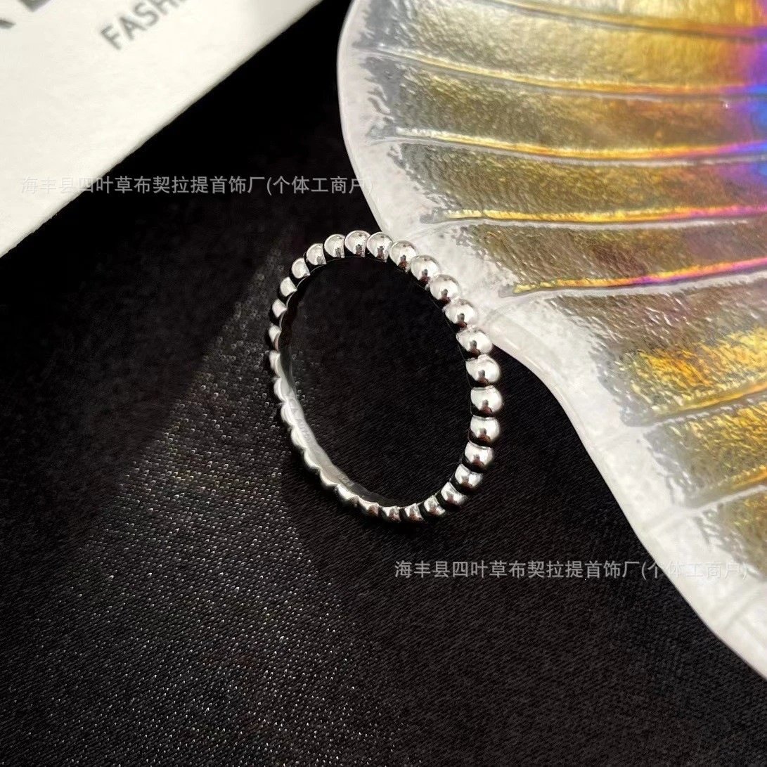 白金珠珠戒指