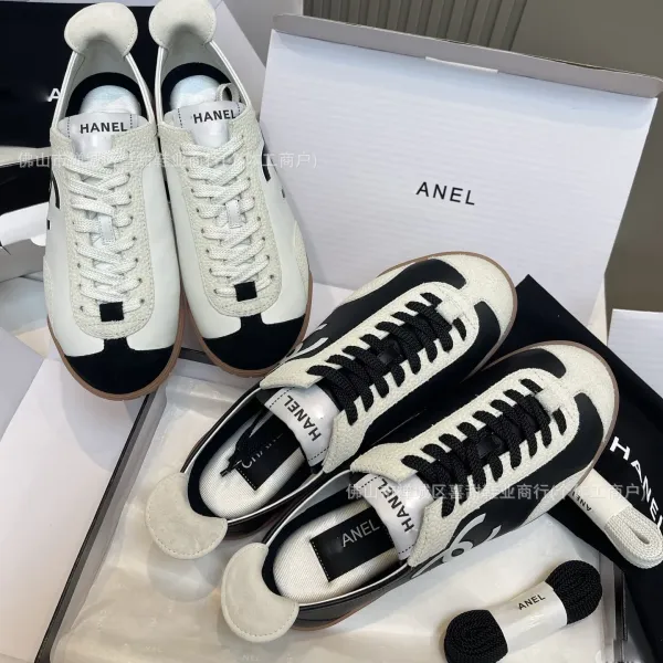Chanel Sporty Sneakers Red and White Sneakers - 5