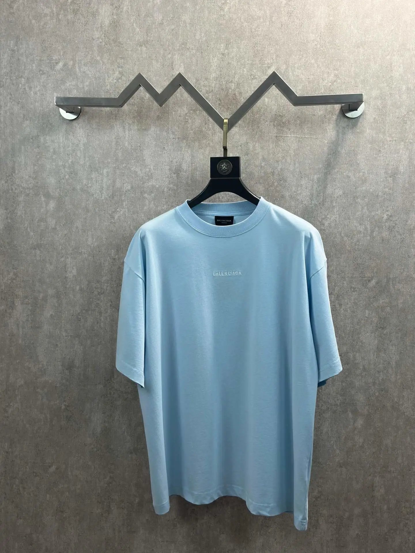 Balenciaga Collegiate Arch Logo 01 Black T-Shirt - 7